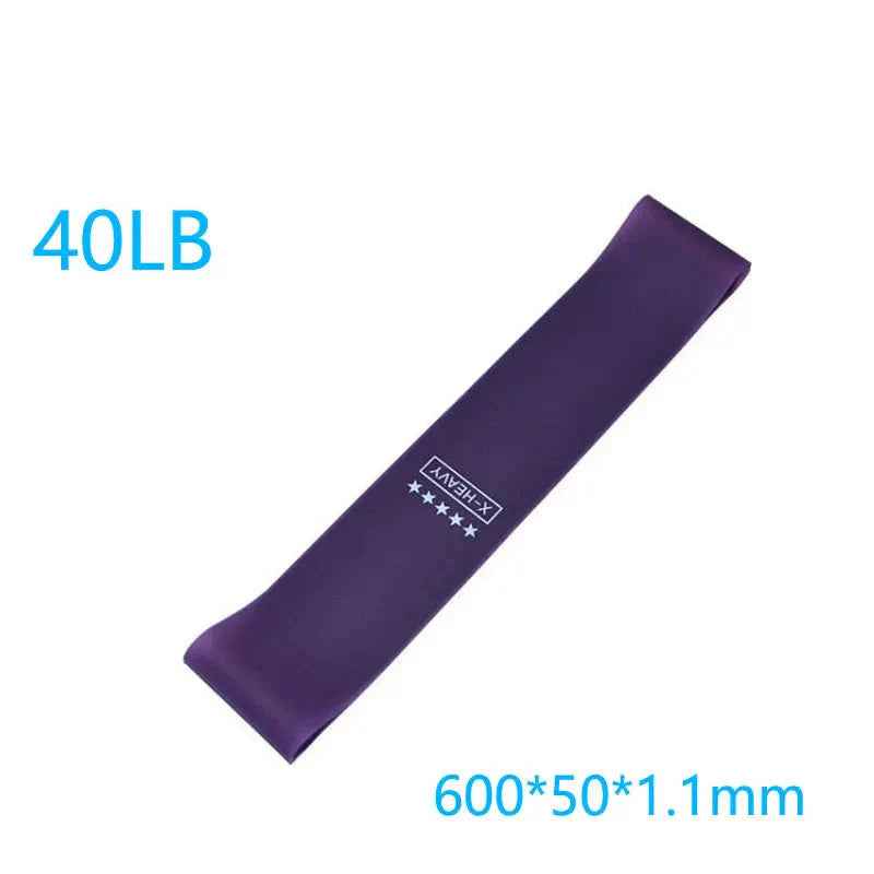 Elastic Resistance Bands Set - 5-Pack for Yoga, Pilates & Strength Training