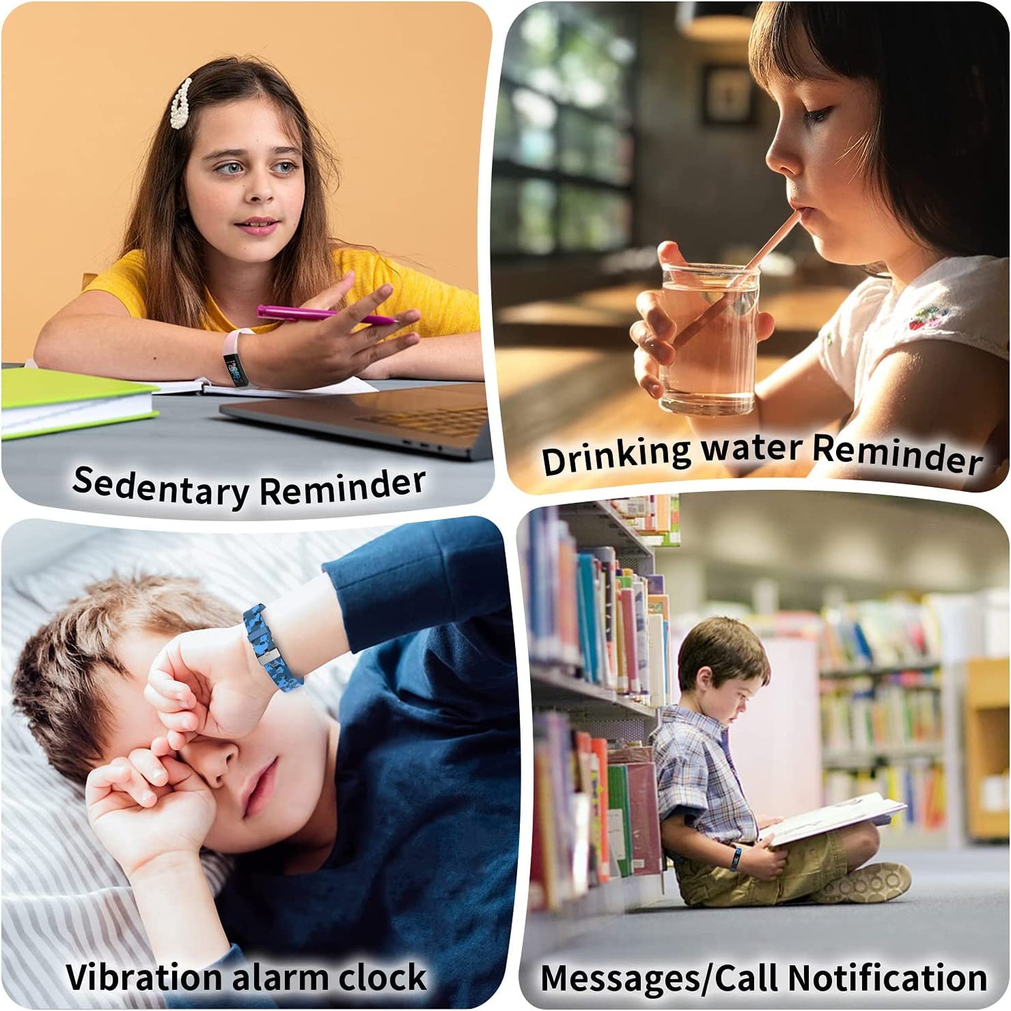 Exciting Kids Fitness Tracker Smartwatch - IP68 Waterproof with 11 Sport Modes, Heart Rate Monitoring, and Activity Tracking for Ages 6-16