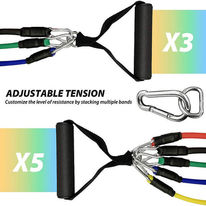 Resistance Bands Set - Fast Shipping (11 Pieces)
