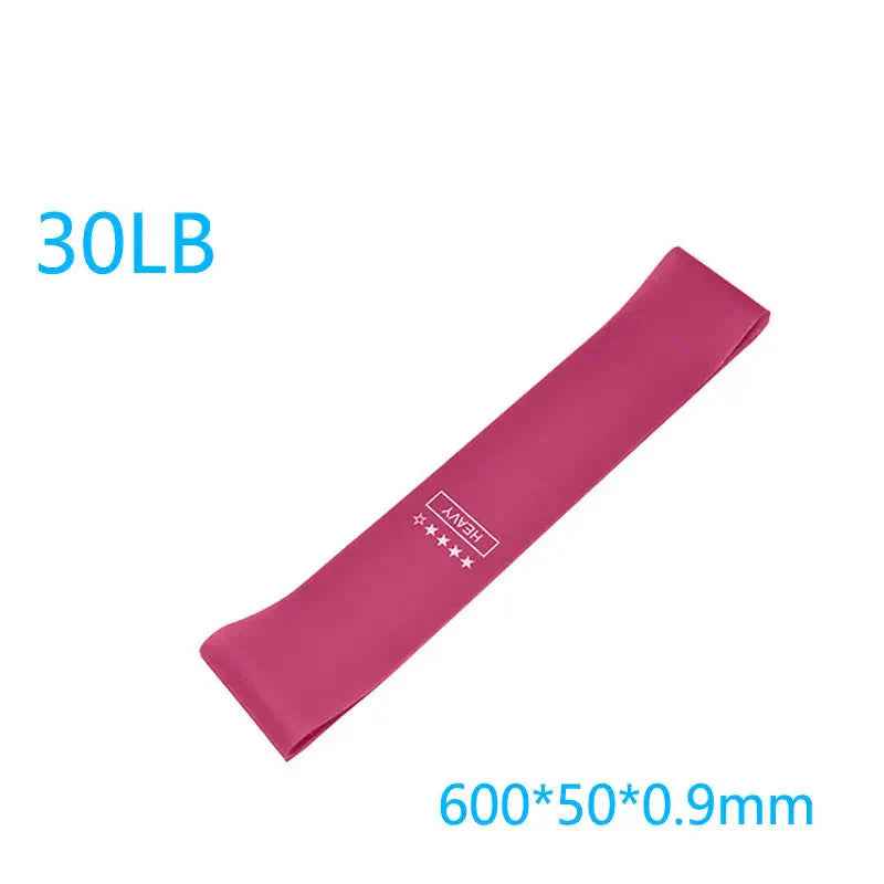 Elastic Resistance Bands Set - 5-Pack for Yoga, Pilates & Strength Training