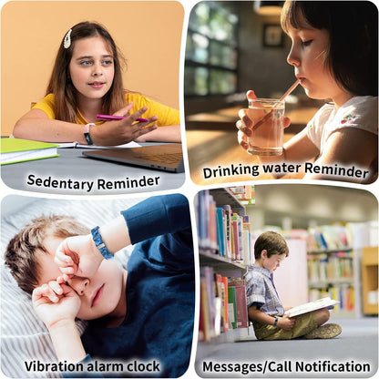 Exciting Kids Fitness Tracker Smartwatch - IP68 Waterproof with 11 Sport Modes, Heart Rate Monitoring, and Activity Tracking for Ages 6-16