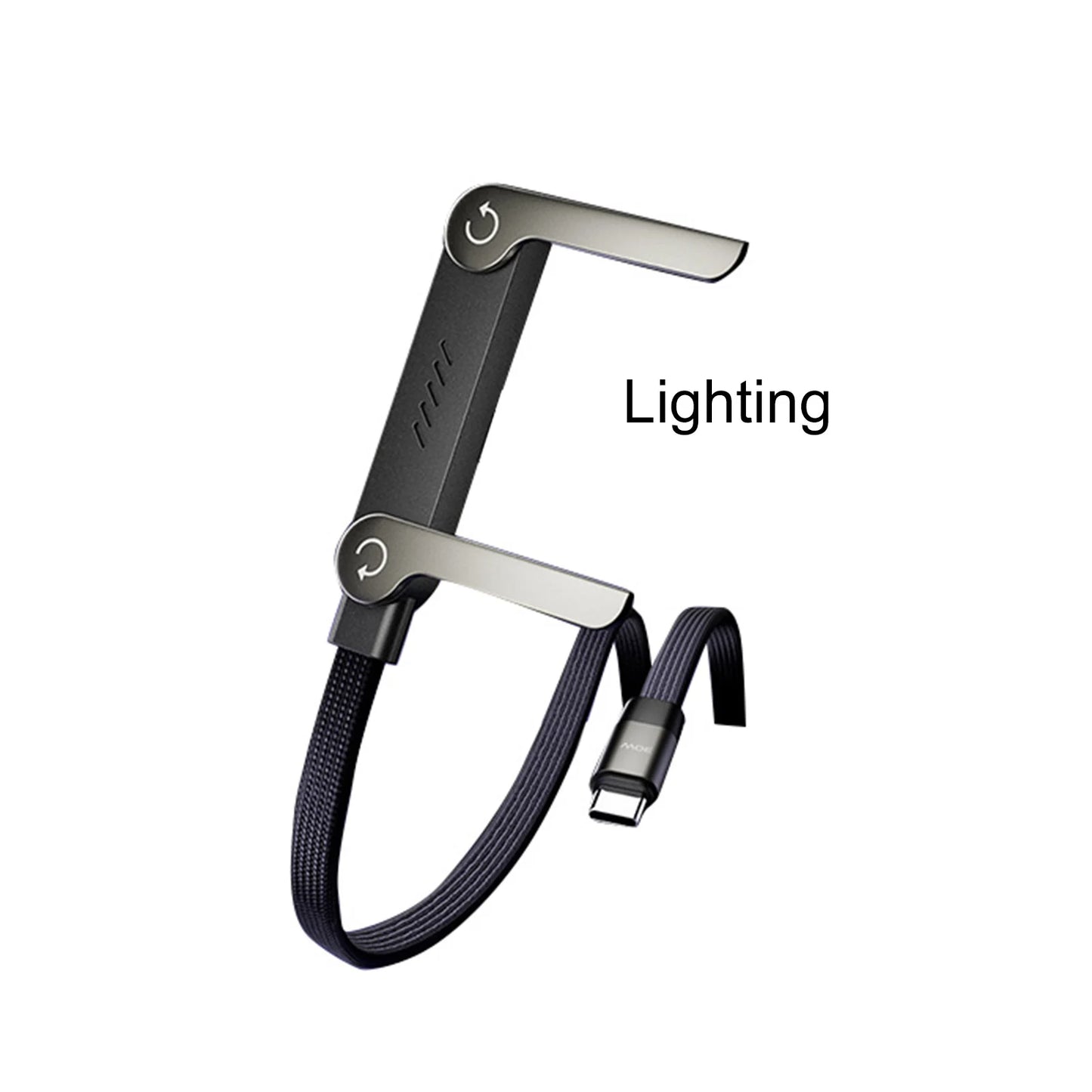 Experience Lightning-Fast Charging with the Invisible Holder Charger Cable - 240W Super Fast Charging & Integrated Phone Stand for Gaming and Office Use, 2PCS 30W