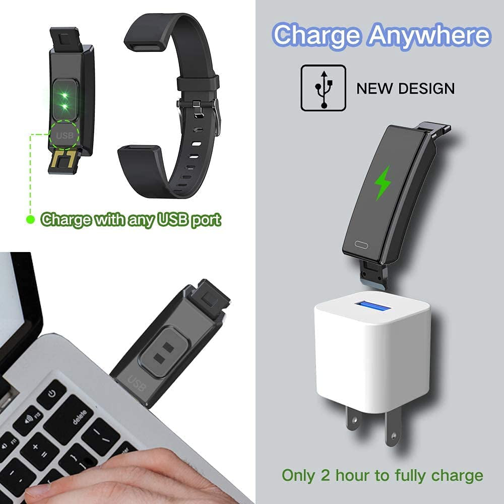 Exciting Kids Fitness Tracker Smartwatch - IP68 Waterproof with 11 Sport Modes, Heart Rate Monitoring, and Activity Tracking for Ages 6-16