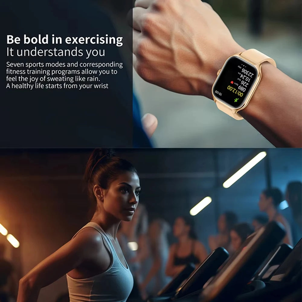 Introducing the All-New H9 Pro MAX Smartwatch: 2.01-Inch HD Display with Bluetooth Calling and Sports Modes for Men and Women