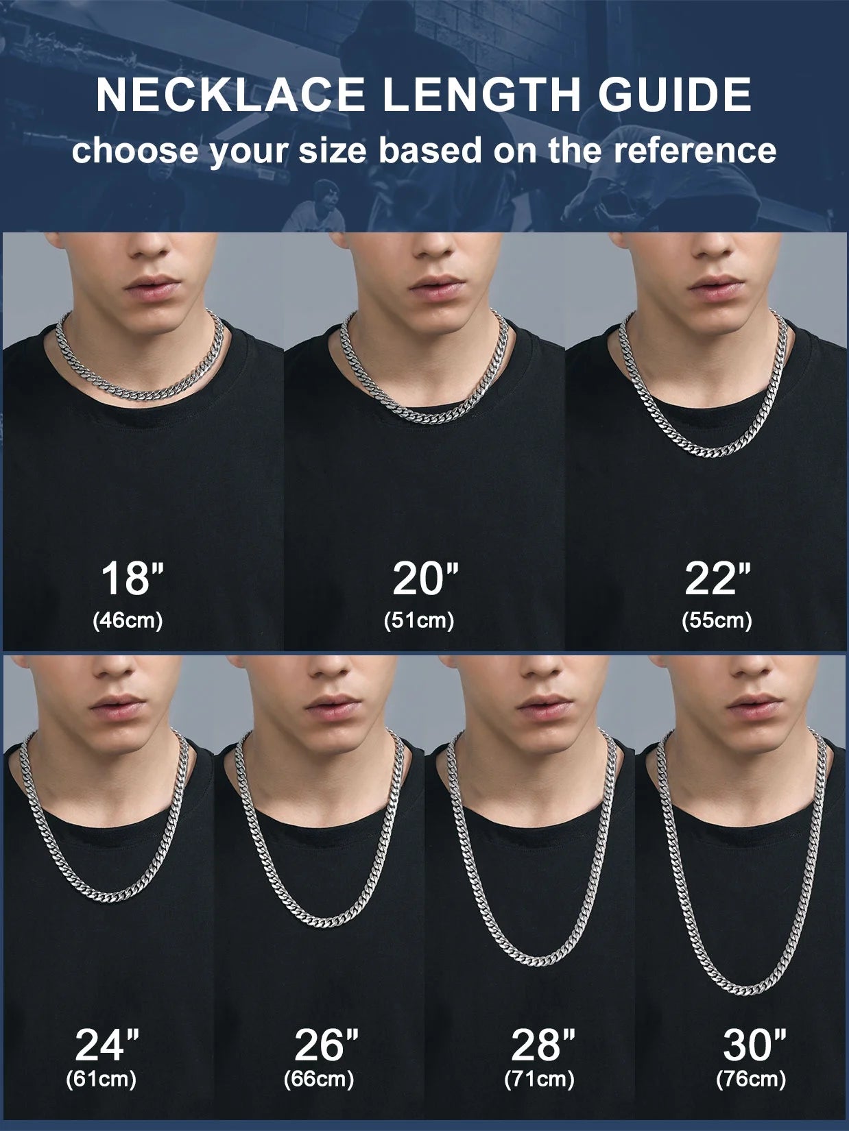 Elevate Your Style with Our Men's 10MM 18-Inch Stainless Steel Cuban Link Chain Necklace - The Perfect Hip Hop Accessory
